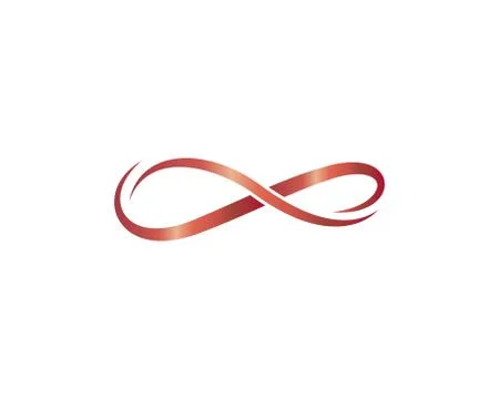 Infinity symbol vector icon illustration Stock Illustration