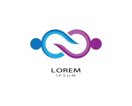 Infinity symbol vector icon illustration Stock Illustration