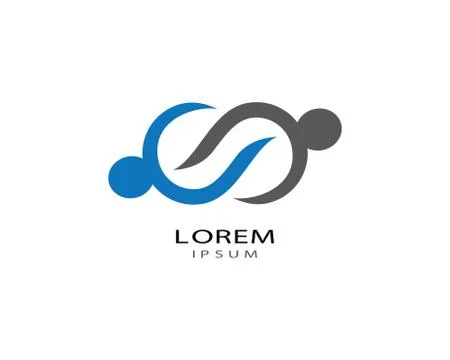 Infinity symbol vector icon illustration Stock Illustration