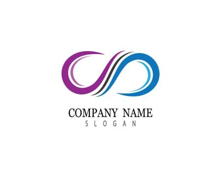 Infinity symbol vector icon illustration Stock Illustration