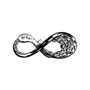 Infinity symbol vector illustration Stock Illustration