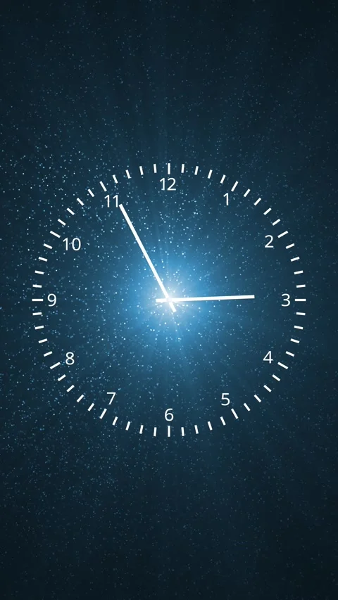 Infinity time clock artistic particle vertical background 스톡 동영상 337662765