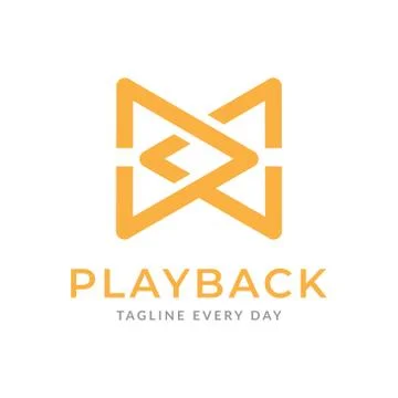 Infinity triangle logo design Stock Illustration