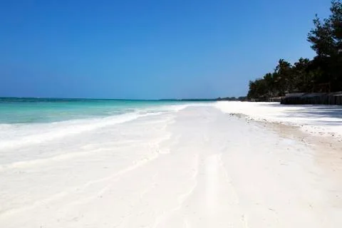 Infinity tropical beach Stock Photos