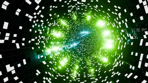 Infinity Tunnel Up and Down VJ Loop 4K - Hypnotic Music Background Animation Stock Footage 296489945