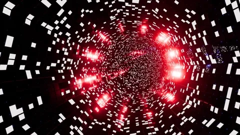 Infinity Tunnel Up and Down VJ Loop 4K - Hypnotic Music Background Animation Stock Footage 296489946