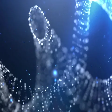 Infinity Twist Background. An infinity symbol crafted from mesmerizing particles Stock-Footage 247200911