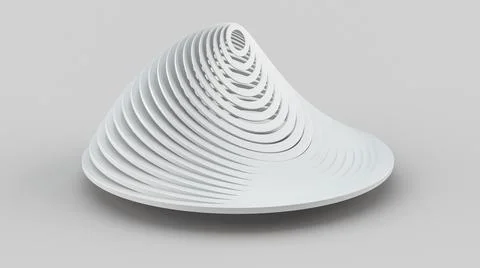 Infinity twisted round shape Stock Illustration