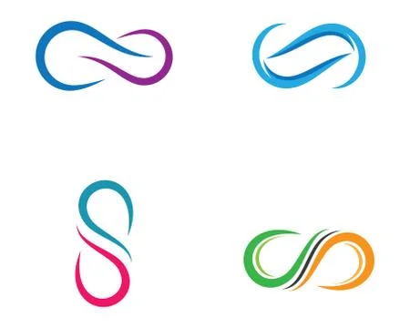 Infinity vector icon Stock Illustration