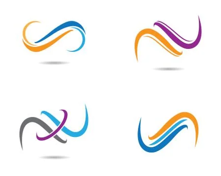 Infinity vector icon illustration design Stock Illustration