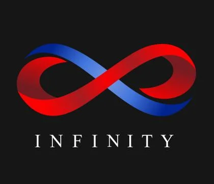 Infinity vector illustration Stock Illustration