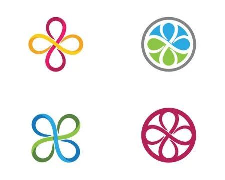 Infinity Vector Logo template Stock Illustration