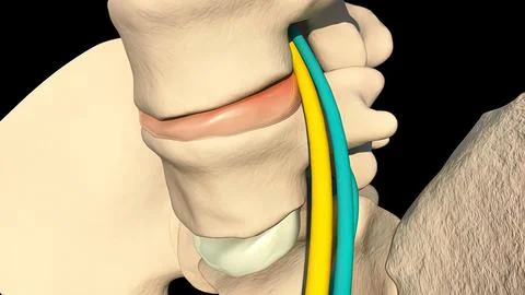 Inflammation of the Sciatic Nerve 스톡 일러스트