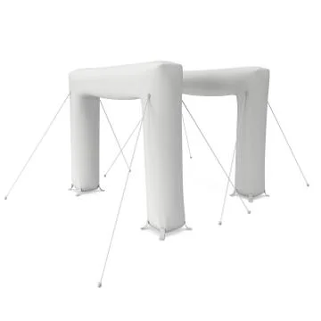 Inflat entrance arch 3d Stock Illustration