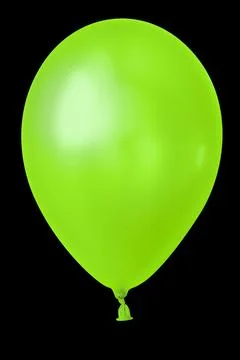 Inflatable balloon, on the black background Photos