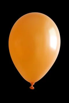 Inflatable balloon, on the black background Stock-Fotos