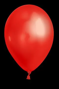 Inflatable balloon, on the black background Stock-Fotos