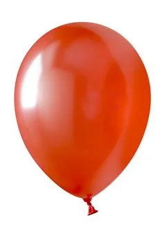 Inflatable balloon on the white Fotos de archivo