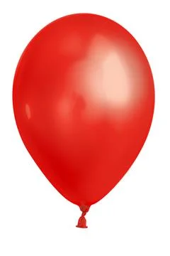 Inflatable balloon on the white Stock Photos
