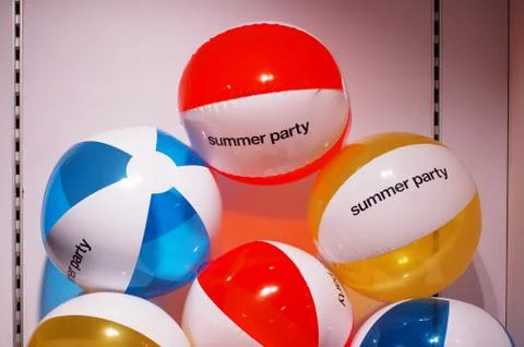 Inflatable balls Stock Photos