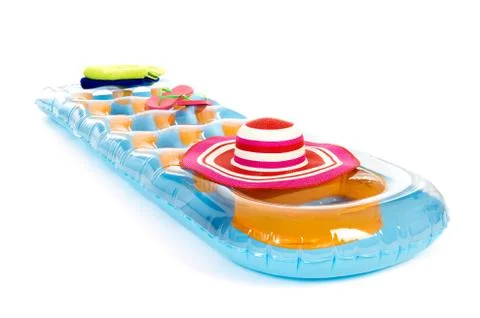 Inflatable bed Foto stock