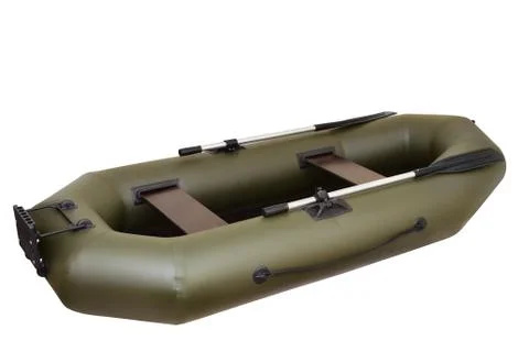 Inflatable boat Foto stock