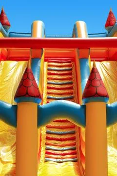 Inflatable castle Stock Photos
