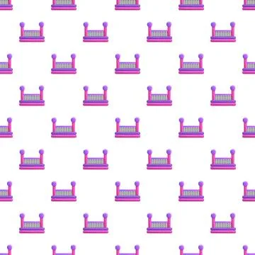 Inflatable castles creating a fun, repeating pattern Illustrazione stock