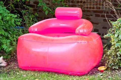 Inflatable chair Stock Photos