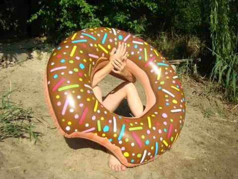 Inflatable circle Stock Photos