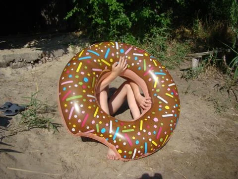 Inflatable circle Stock Photos