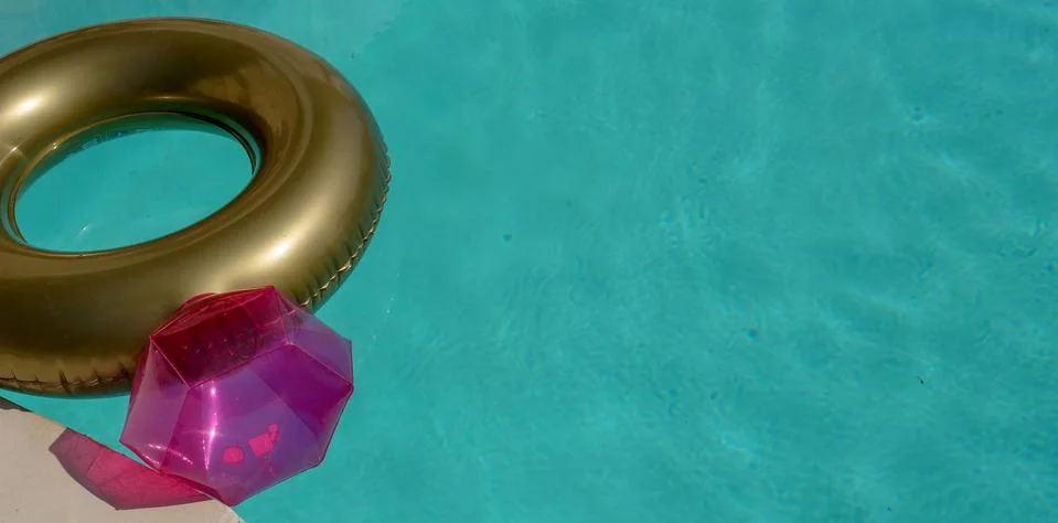 Inflatable diamond ring Stock Photos
