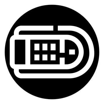 Inflatable dinghy motorboat icon representing water transport holiday Stock Illustration