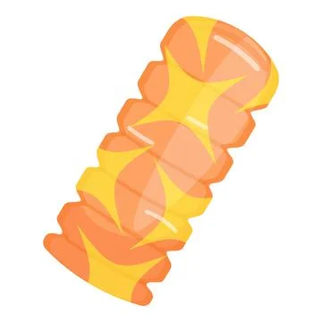 Inflatable equipment icon cartoon vector. Pool float Illustrazione stock