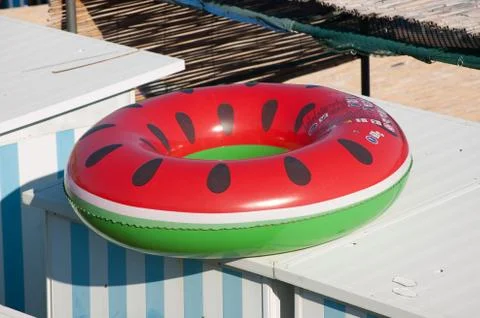 Inflatable games Stock Photos