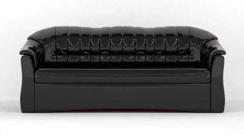 Inflatable plastic sofa with clipping path Illustration