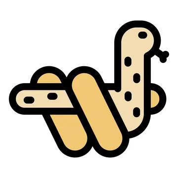 Inflatable pool toy snake floating on water surface Illustrazione stock