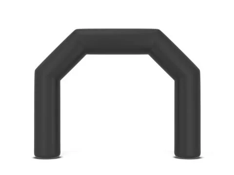 Inflatable promotion arch mock up Stock Illustration