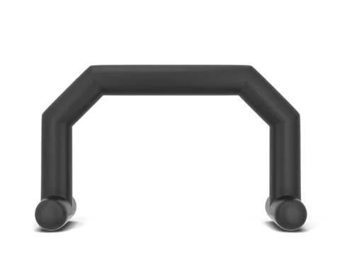 Inflatable promotion arch mock up Stock Illustration