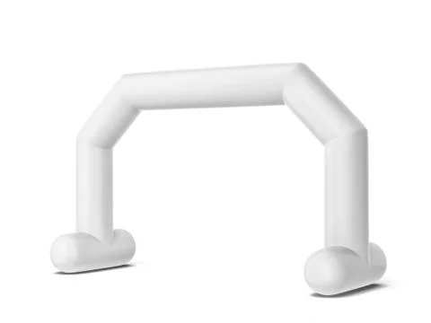 Inflatable promotion arch mock up Stock Illustration
