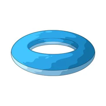 Inflatable Ring illustration Illustrazione stock