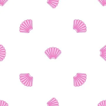 Inflatable shell pattern seamless vector イラスト素材