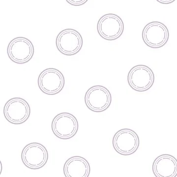 Inflatable sofa for pet glyph vector seamless pattern Illustrazione stock