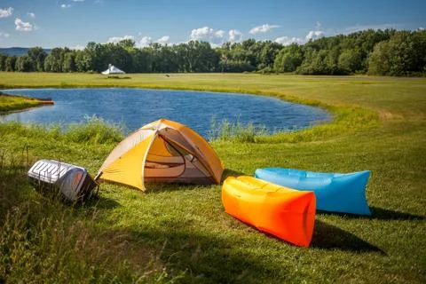 Inflatable sofas Stock Photos