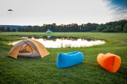 Inflatable sofas Stock Photos