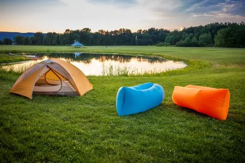 Inflatable sofas Stock Photos