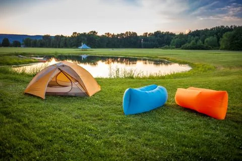 Inflatable sofas Stock Photos