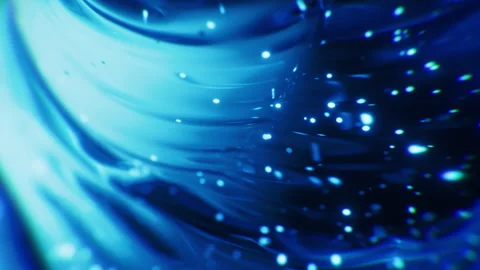 Inflatable soft balloon with glowing particles, 3d rendering. Stock Footage 346687551