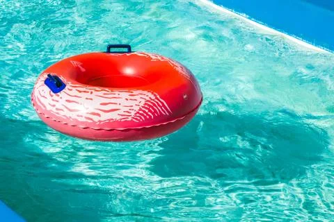 Inflatable swimming wheel Stock Photos