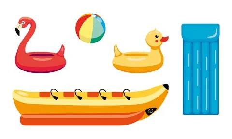 Inflatable Toys Stock Illustration
